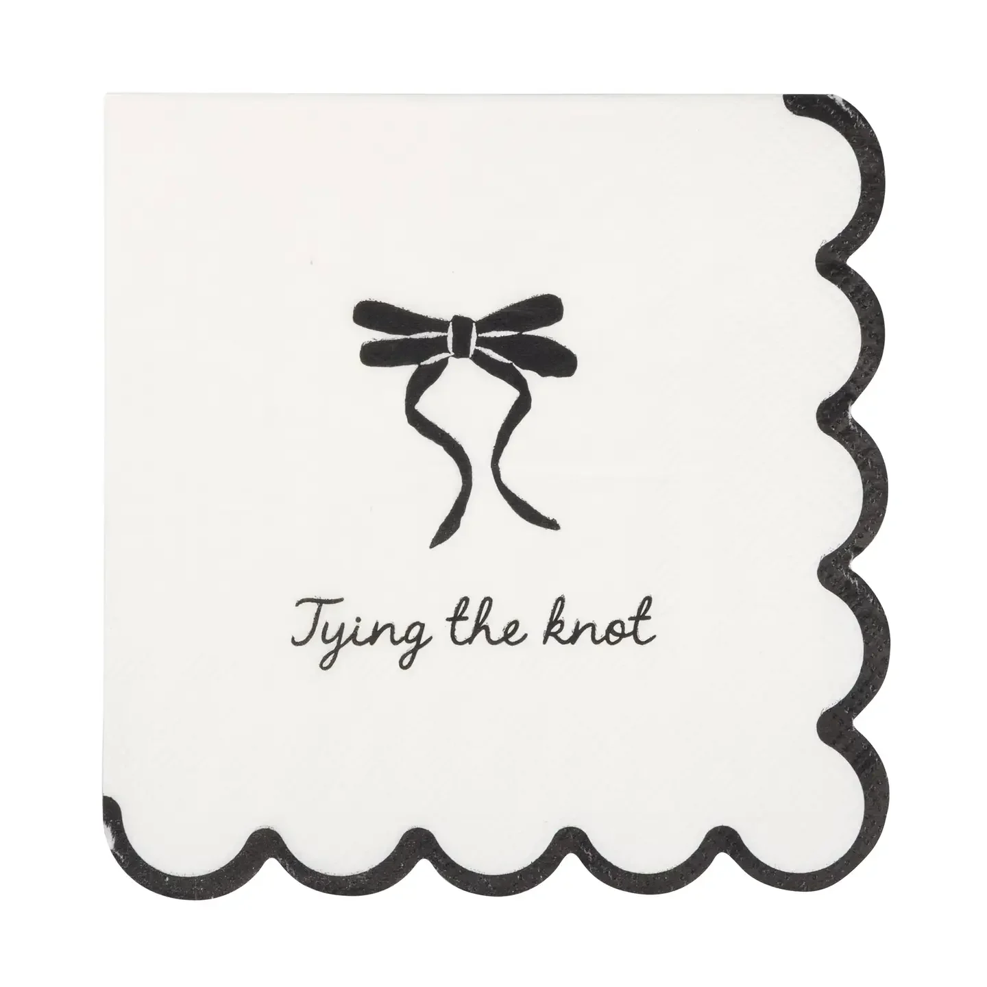 Tying the Knot Cocktail Napkin