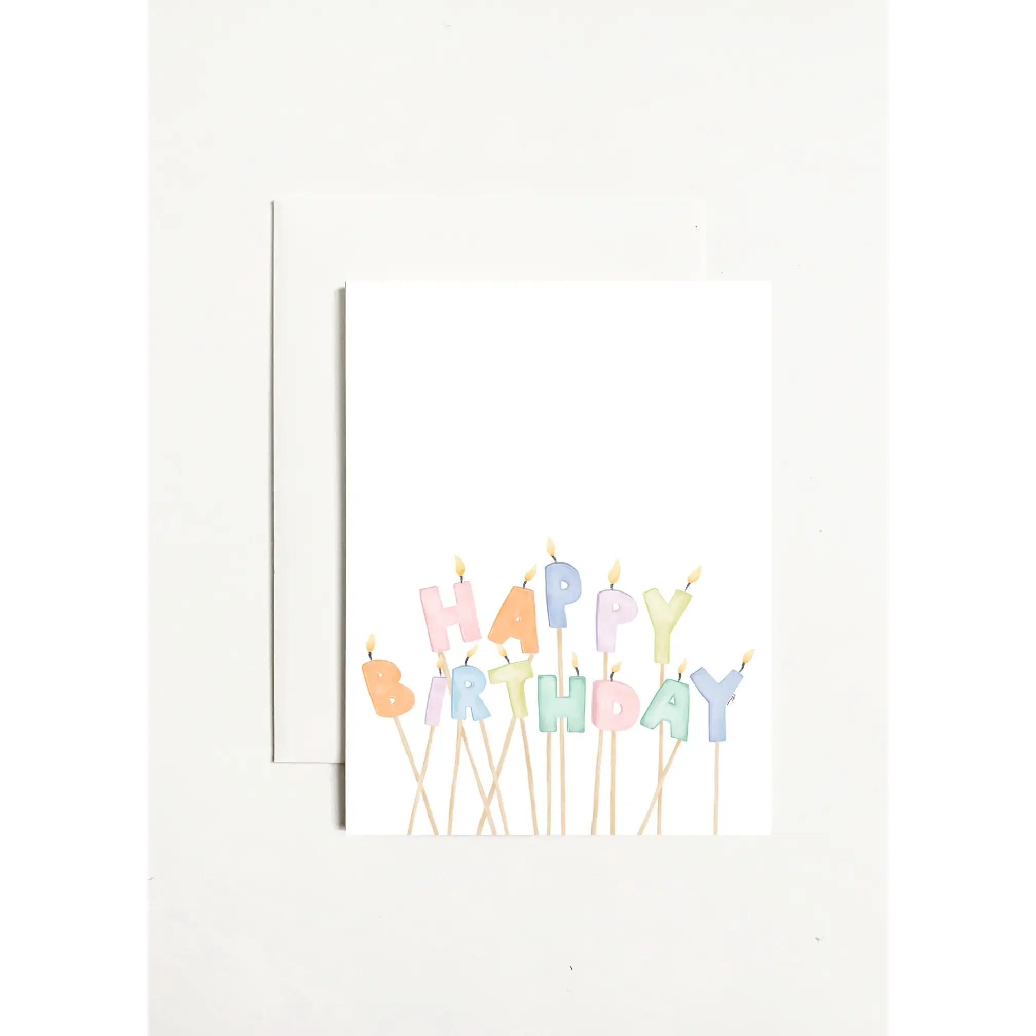 Happy Birthday Candles Card