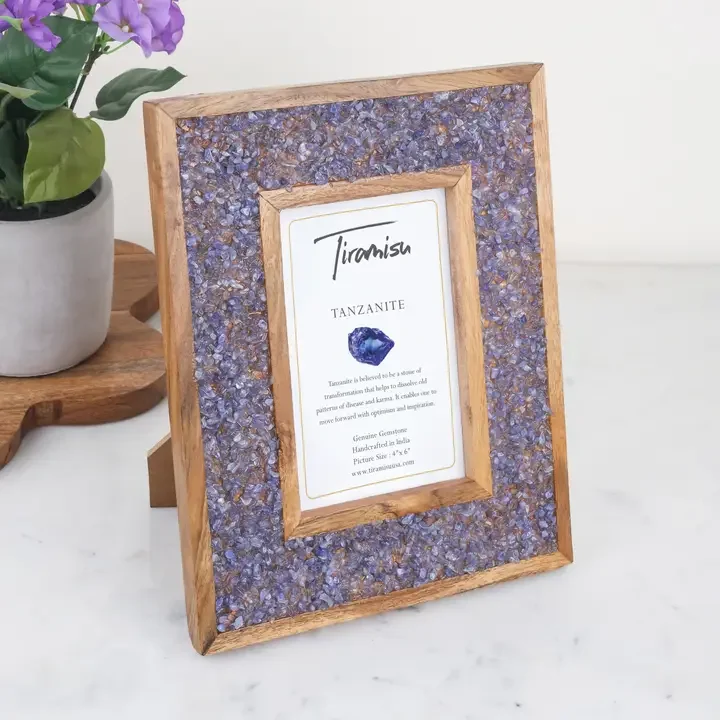 Twinkling Tanzanite Picture Frame