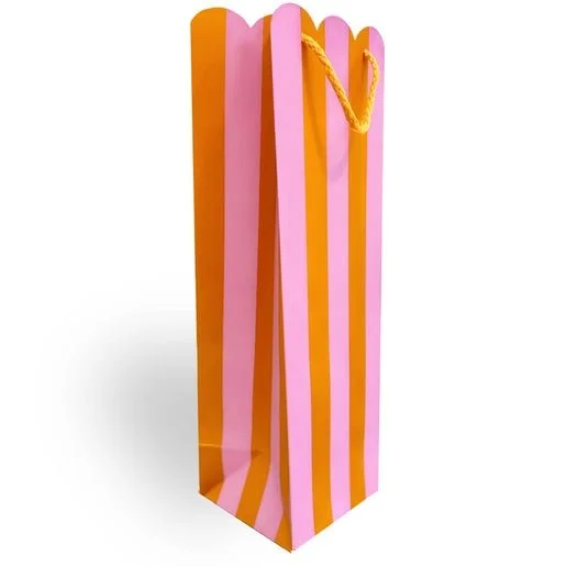 Citrus Scallop Wine Gift Bag