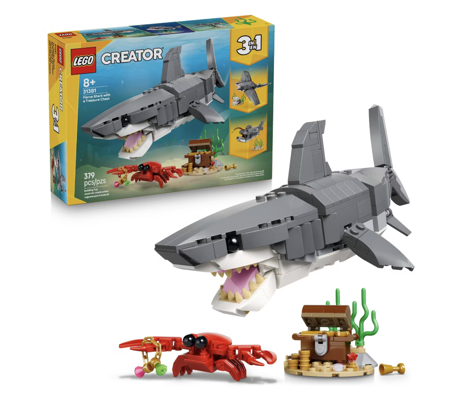 LEGO Creator Fierce Shark with a Treasure Chest