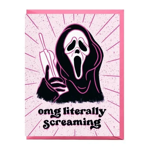 Scream Congratulations Card