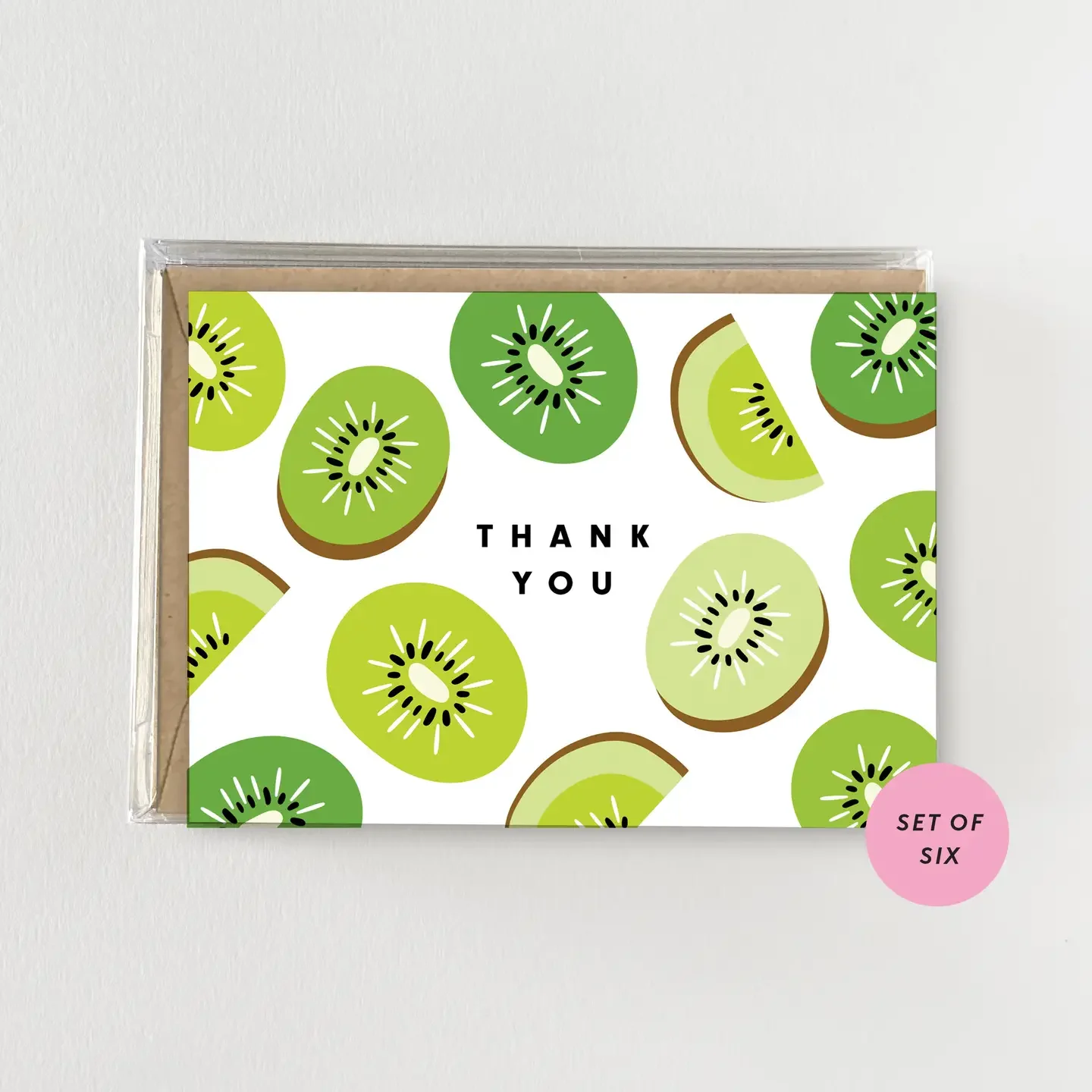 Kiwi Design Thank You  - Mini Boxed Set of 6 Cards