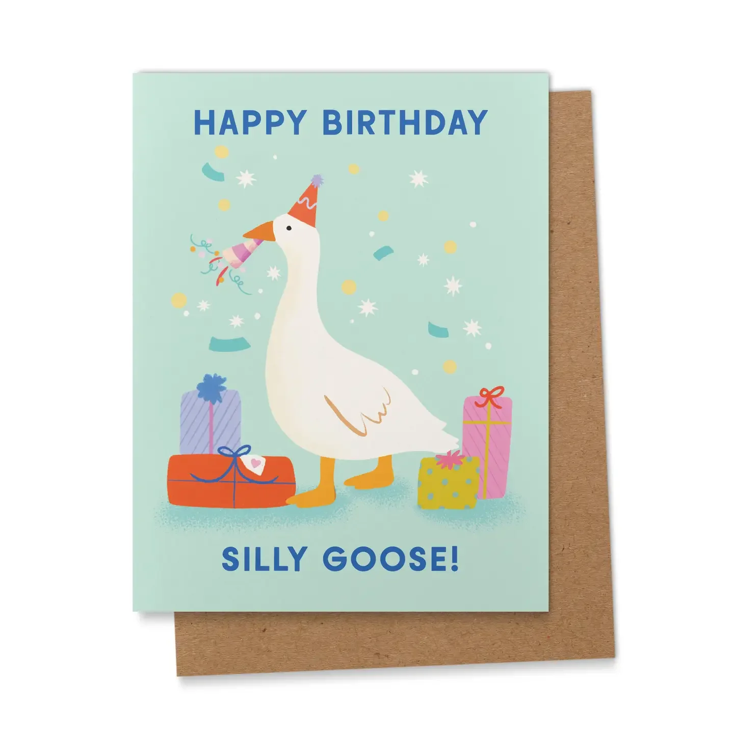 Silly Goose Birthday Greeting Card