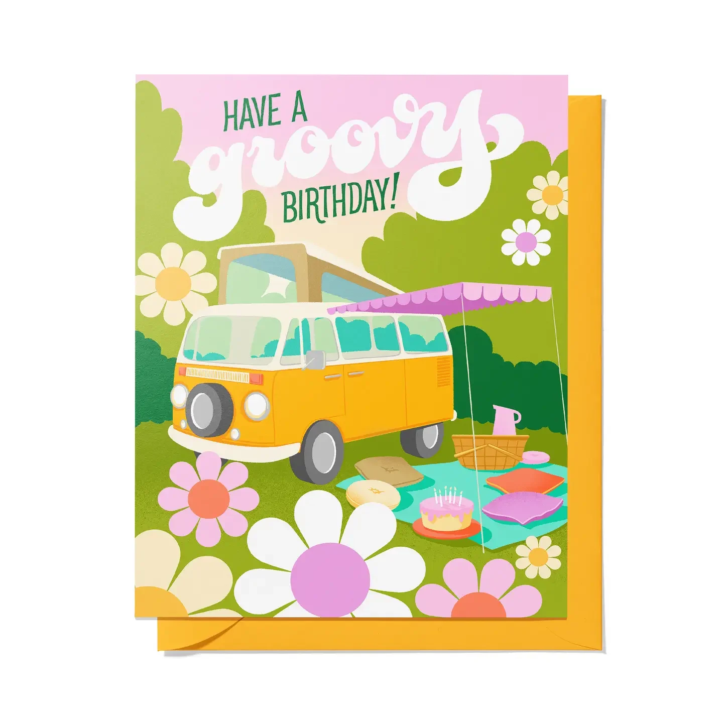 Have a Groovy Birthday! 60s Card