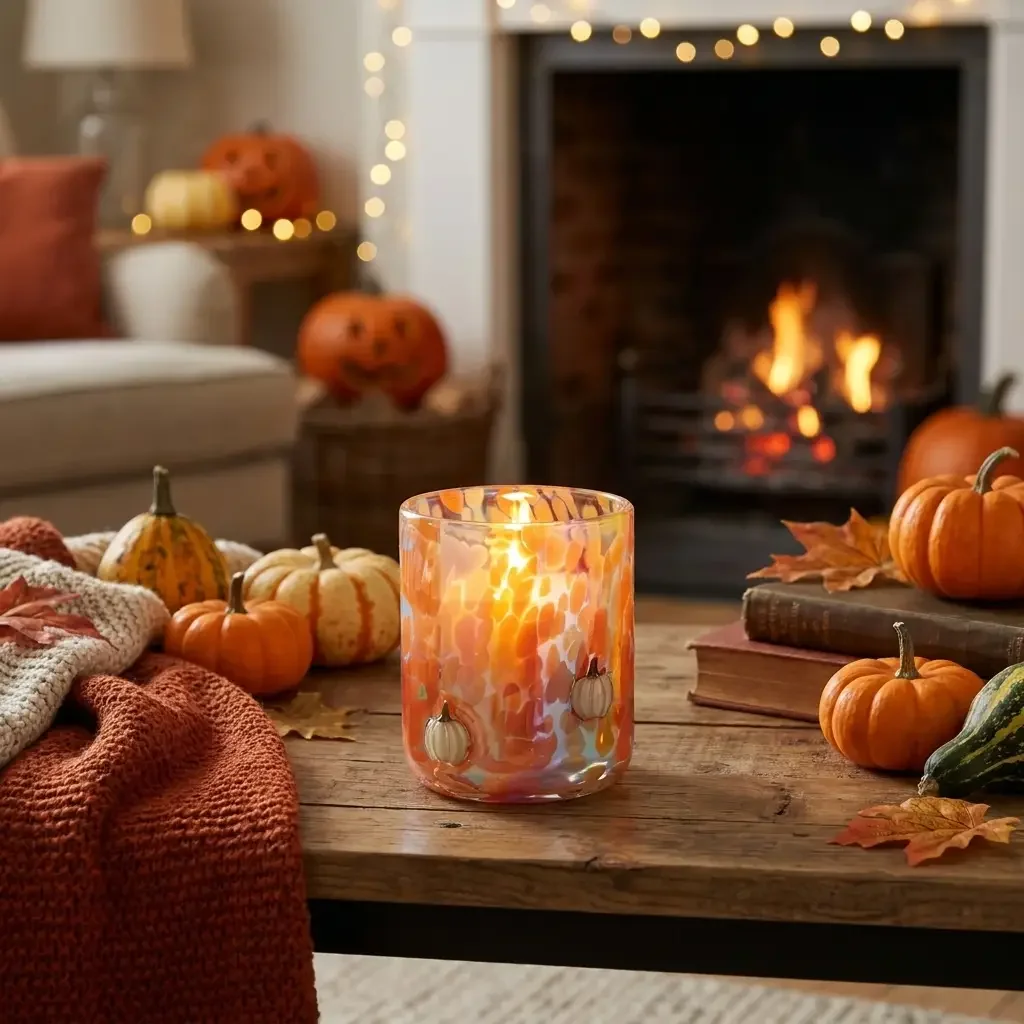 Heirloom Pumpkin Fall 12 oz. Icon Candle