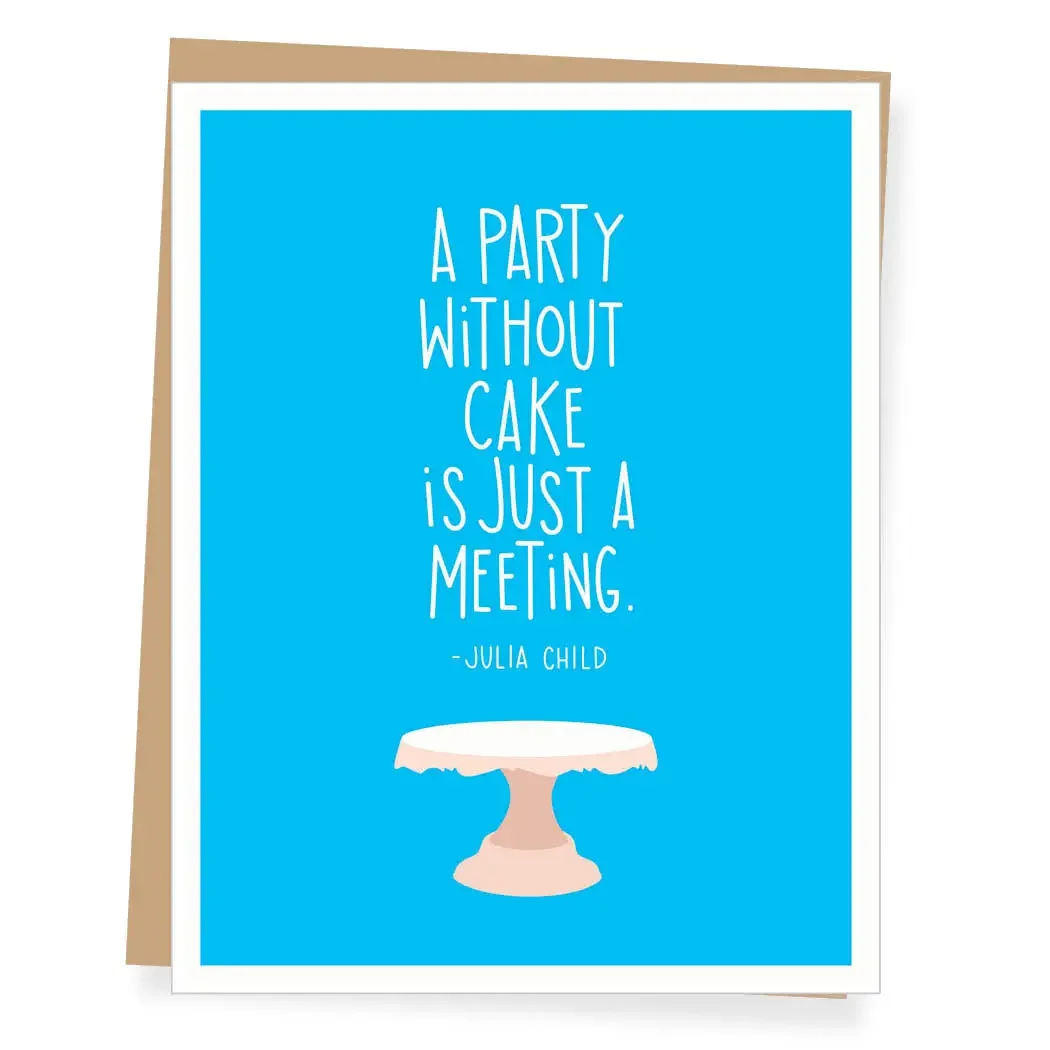Julia Child Quote Birthday Card