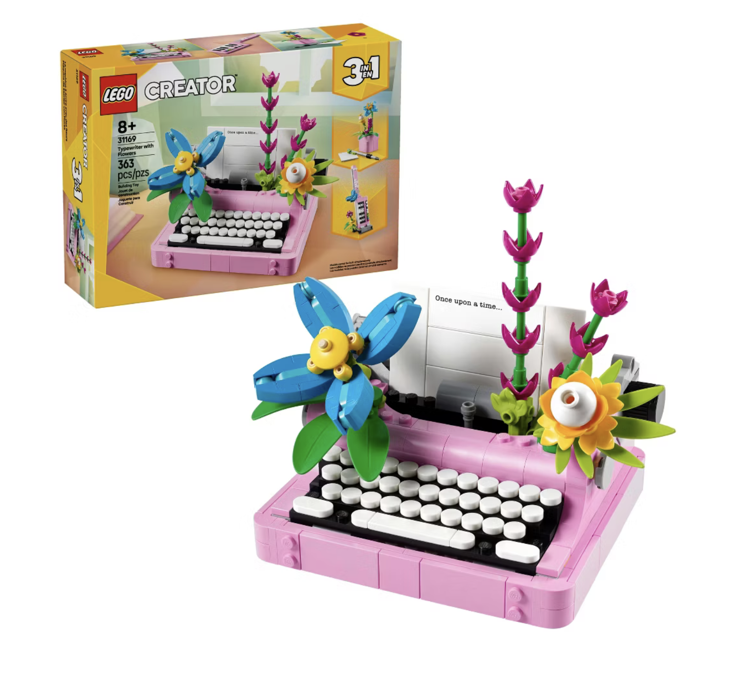 LEGO Creator Typewriter With Flowers