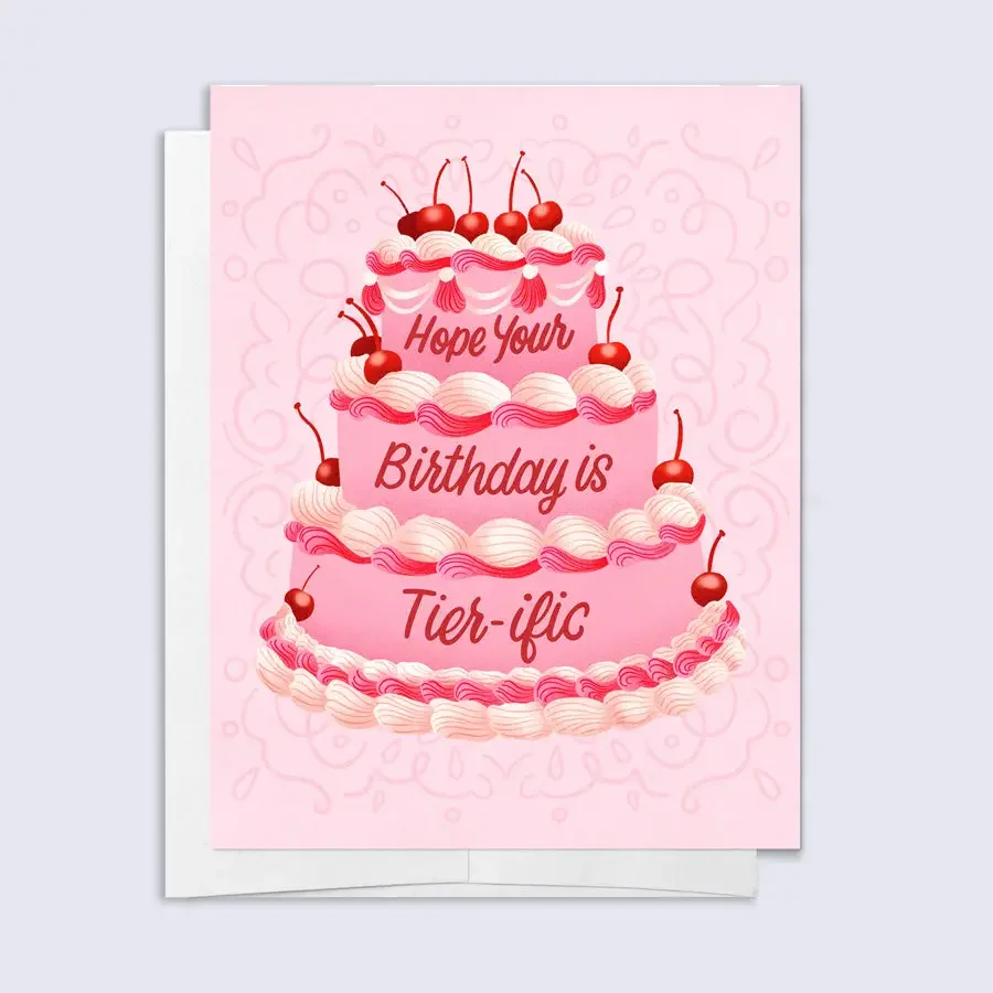 Tier-ific Birthday Greeting Card
