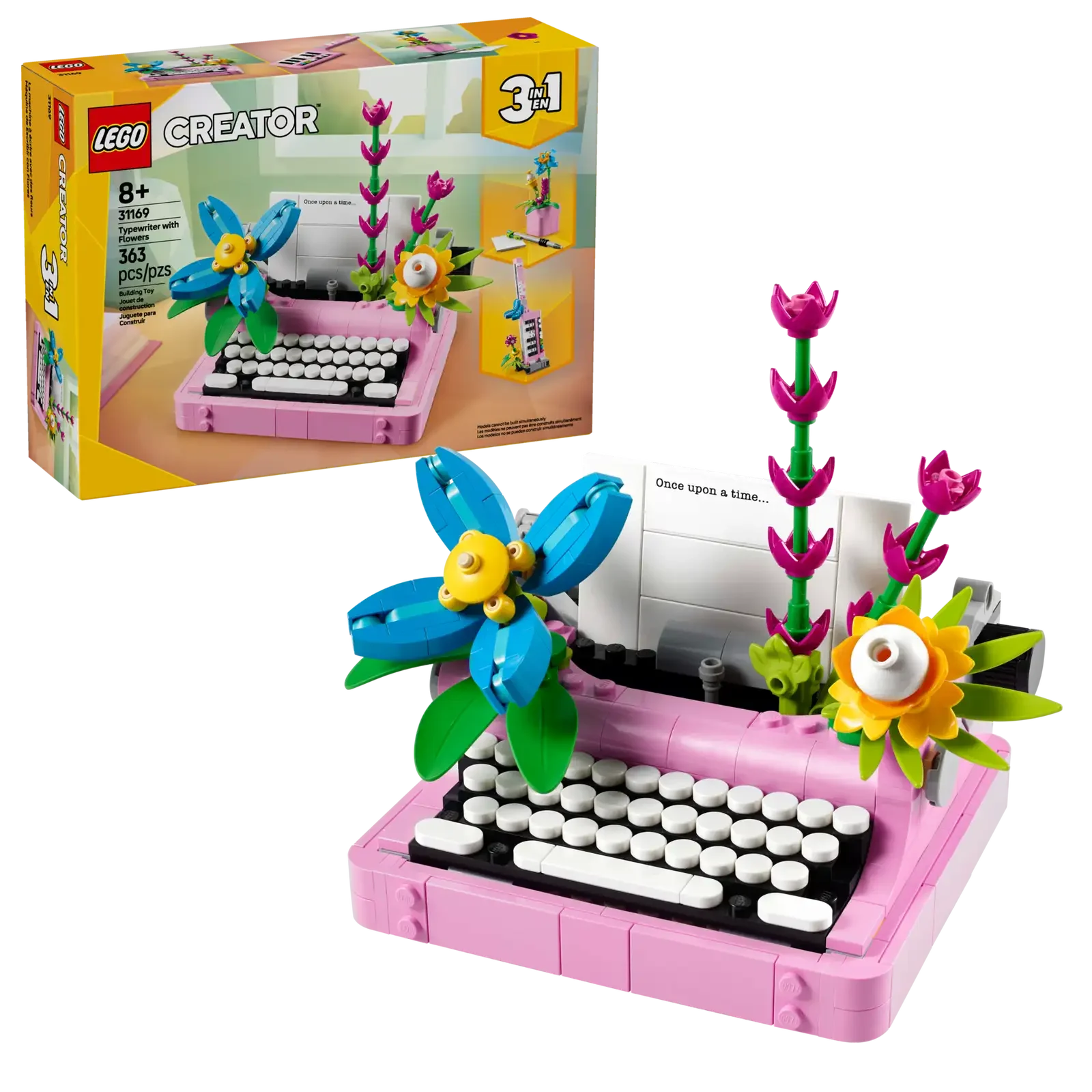 LEGO Creator Typewriter With Flowers