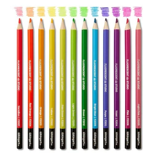 Colored Pencils - 12 Neon Colors