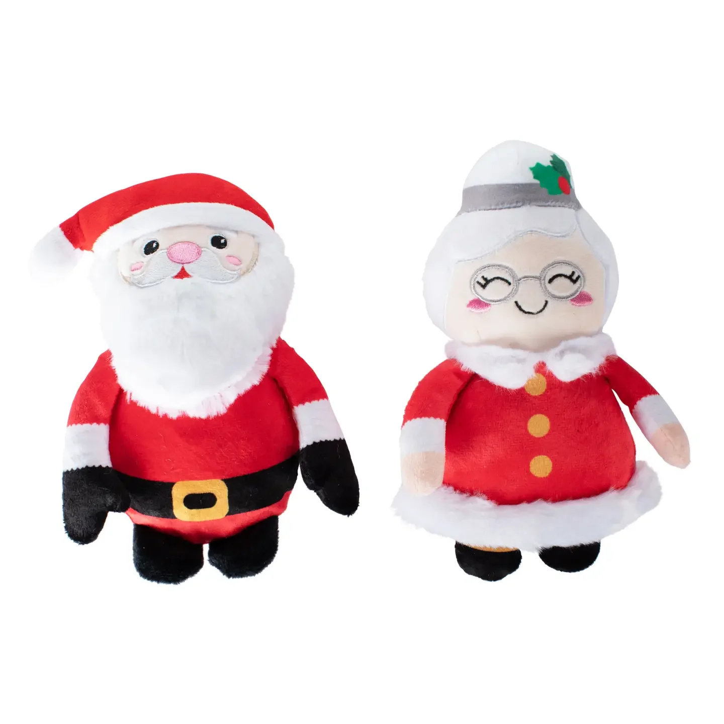 PetShop by Fringe Studio Mr. & Mrs. Santa Paws Toy Set 2pc