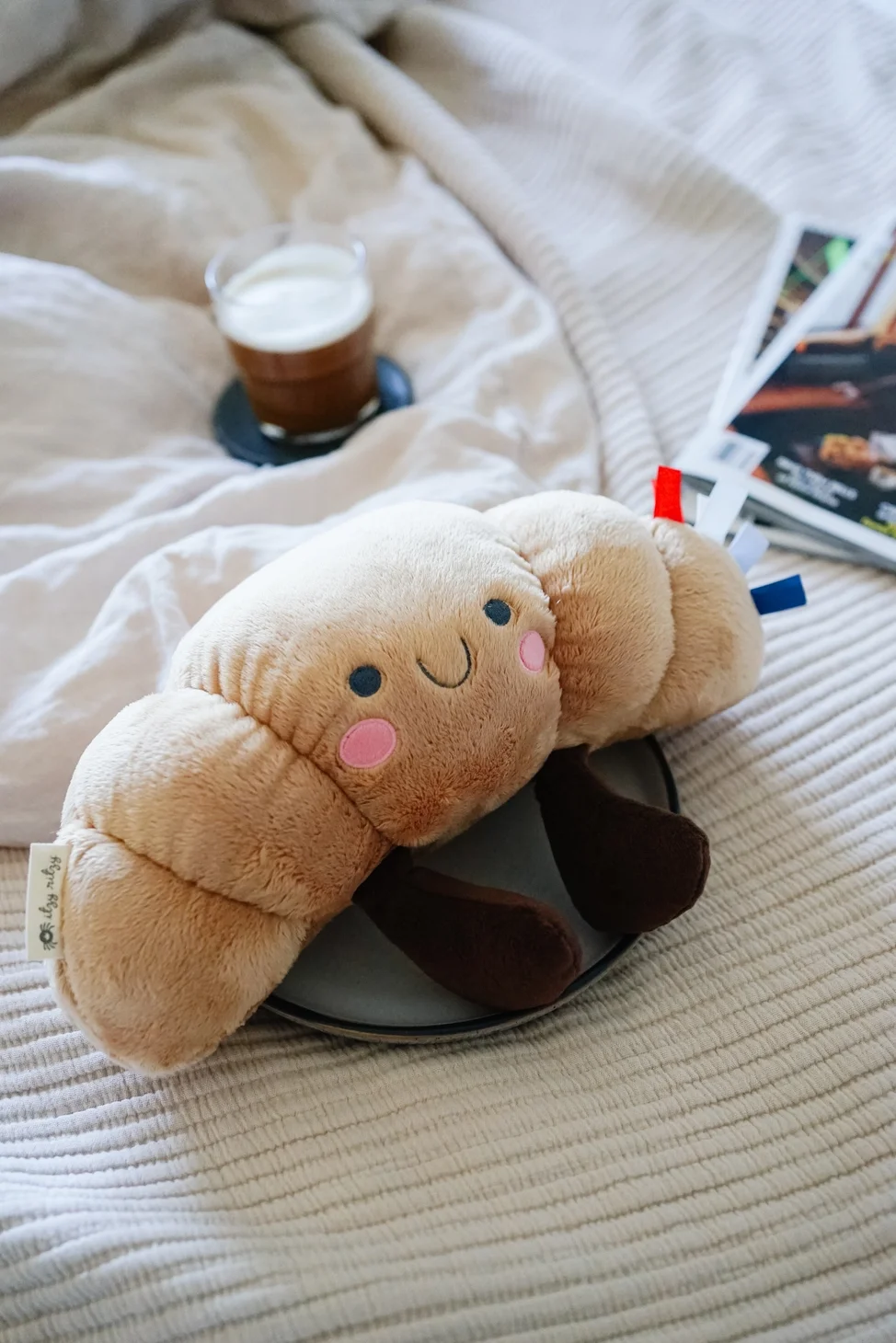 Sweetie Snuggles™ Plush: Croissant