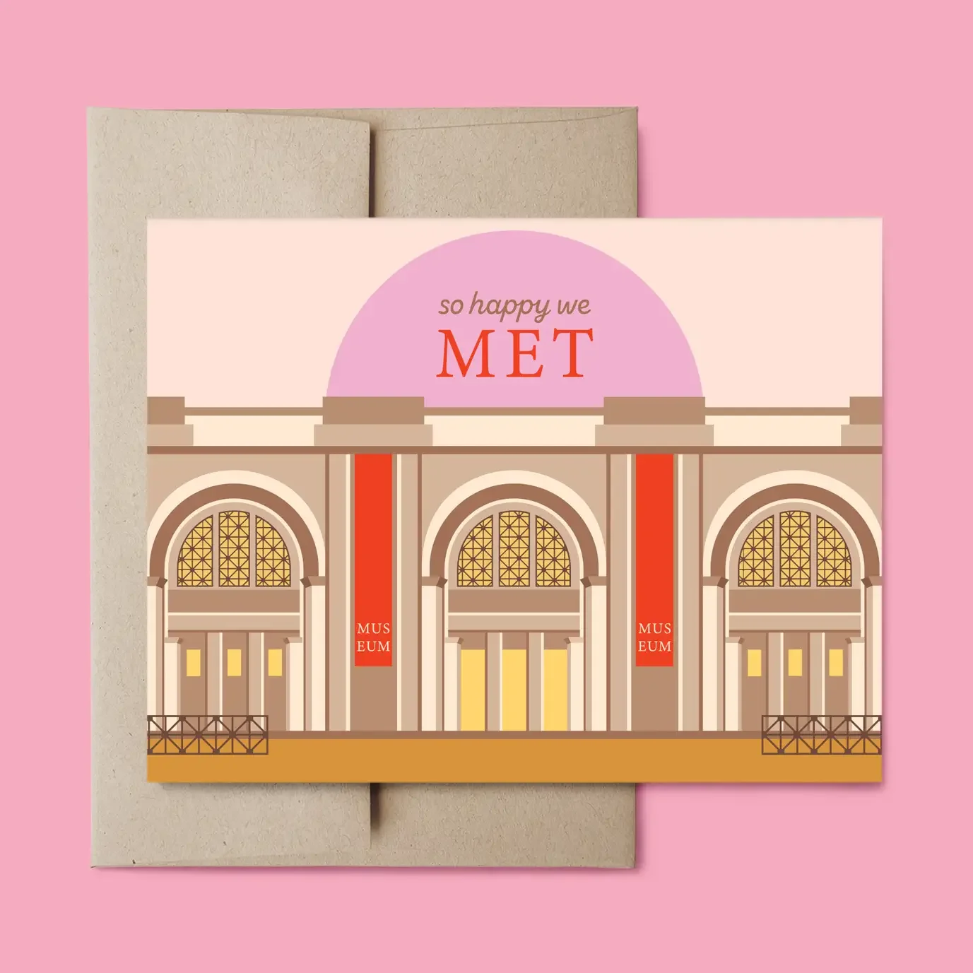 New York The Met Love and Friendship Card