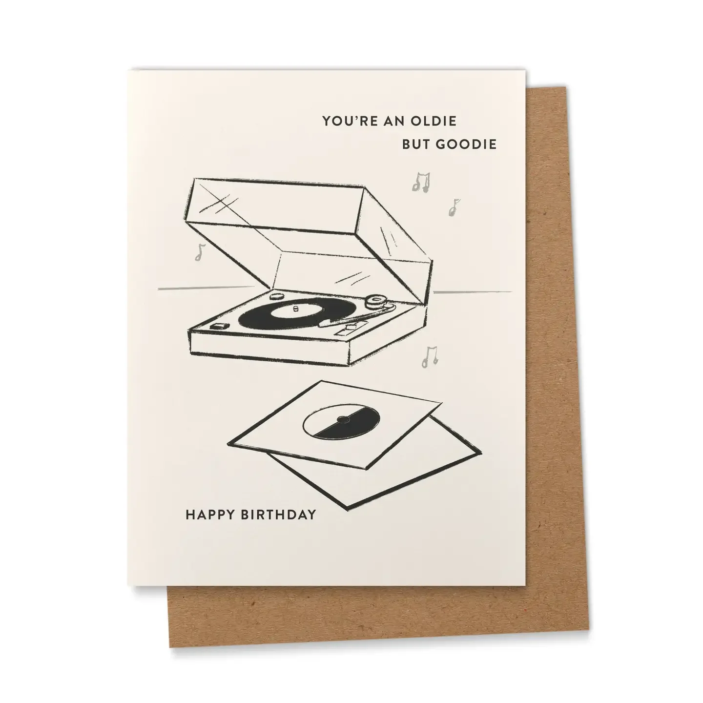 Oldie But Goodie Vinyl Record Birthday Greeting Card