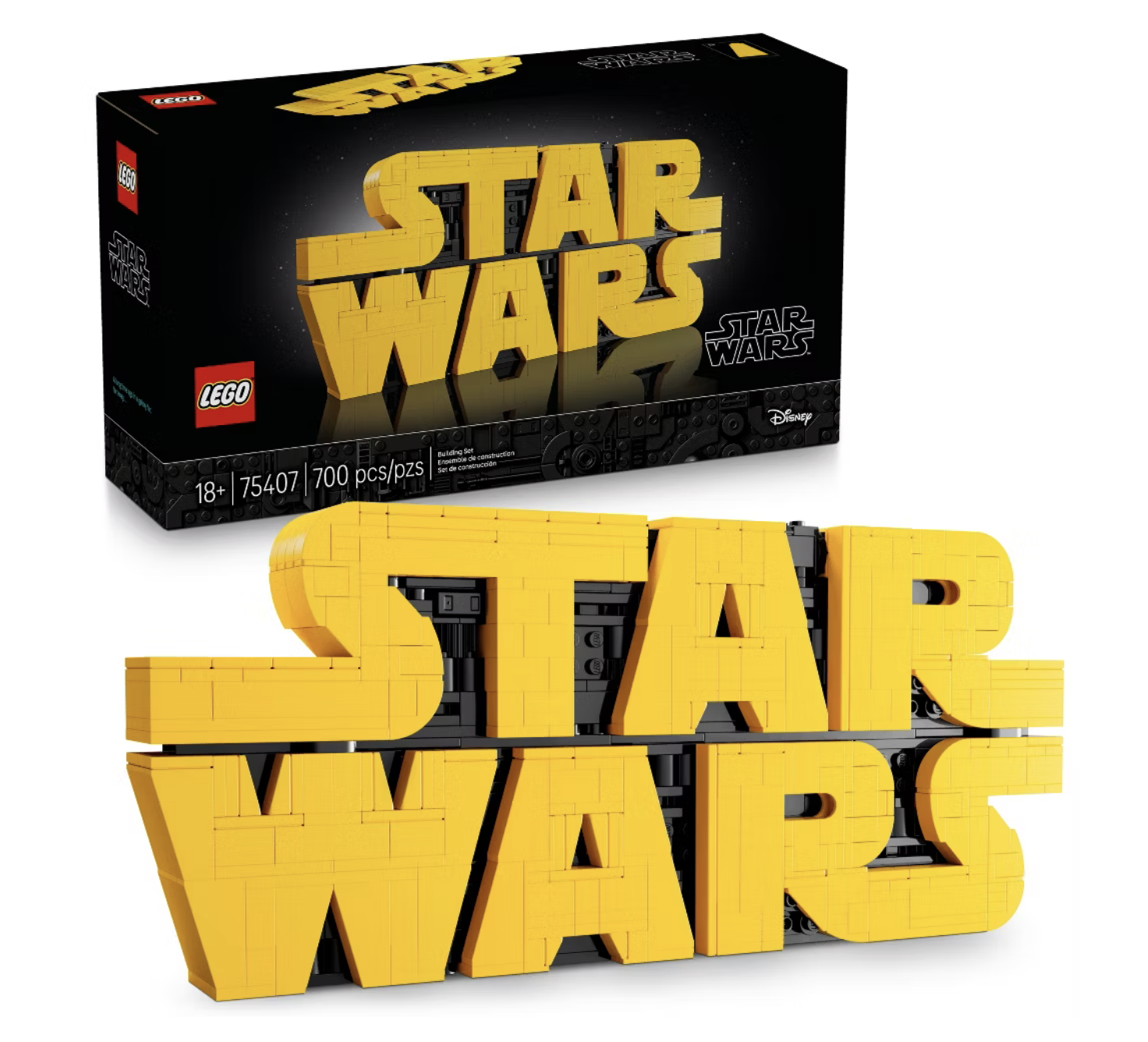 LEGO Star Wars Brick-Built Star Wars Logo Sign
