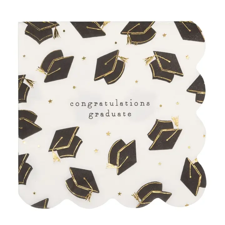 Grad Hat Scatter Cocktail Napkins