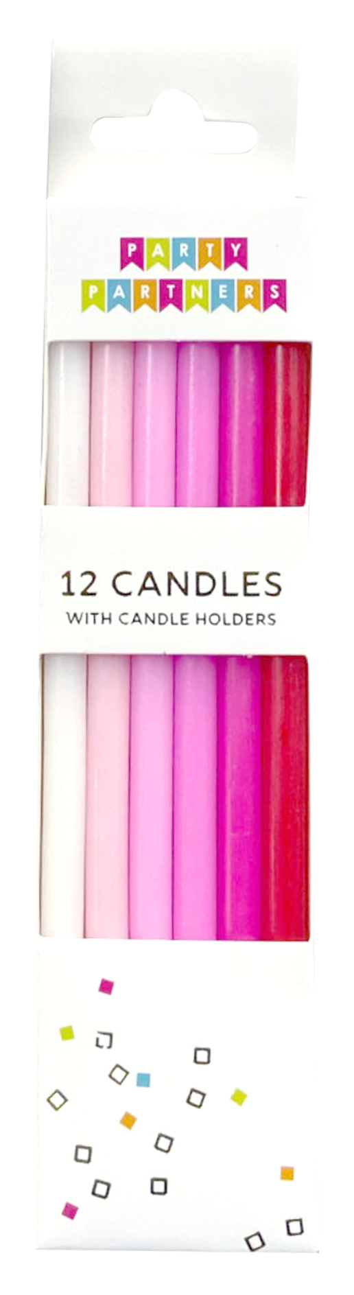 Pink Gradient 12 Candle Set