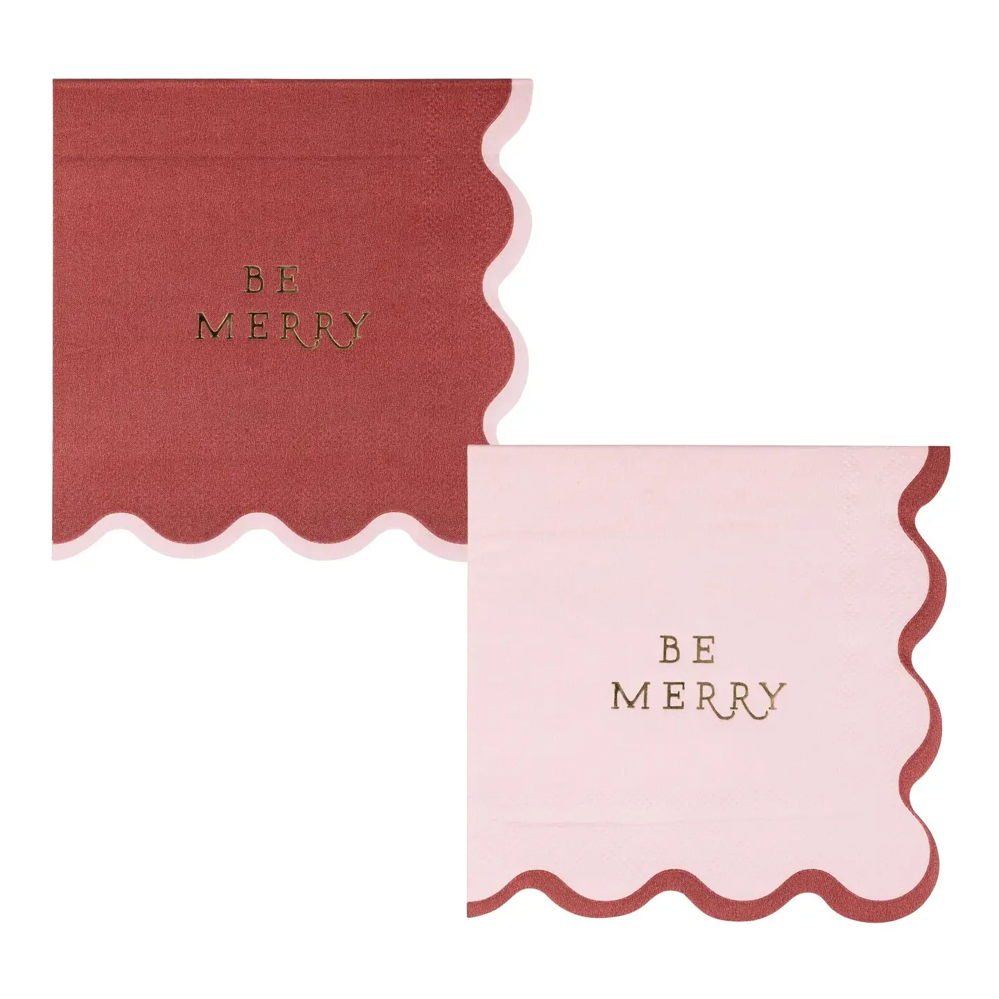 Be Merry Cocktail Napkin Set