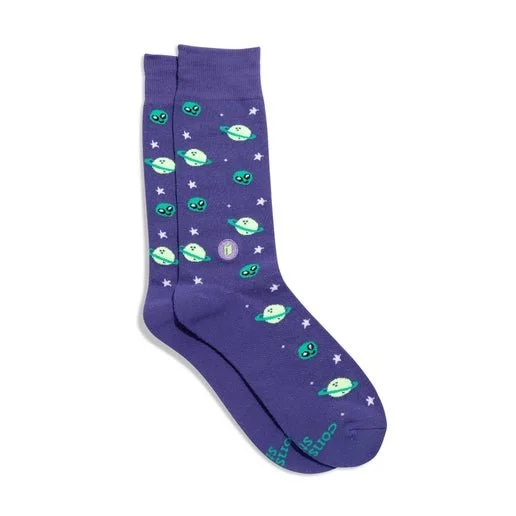 Socks that Give Books (Purple Planets): Small