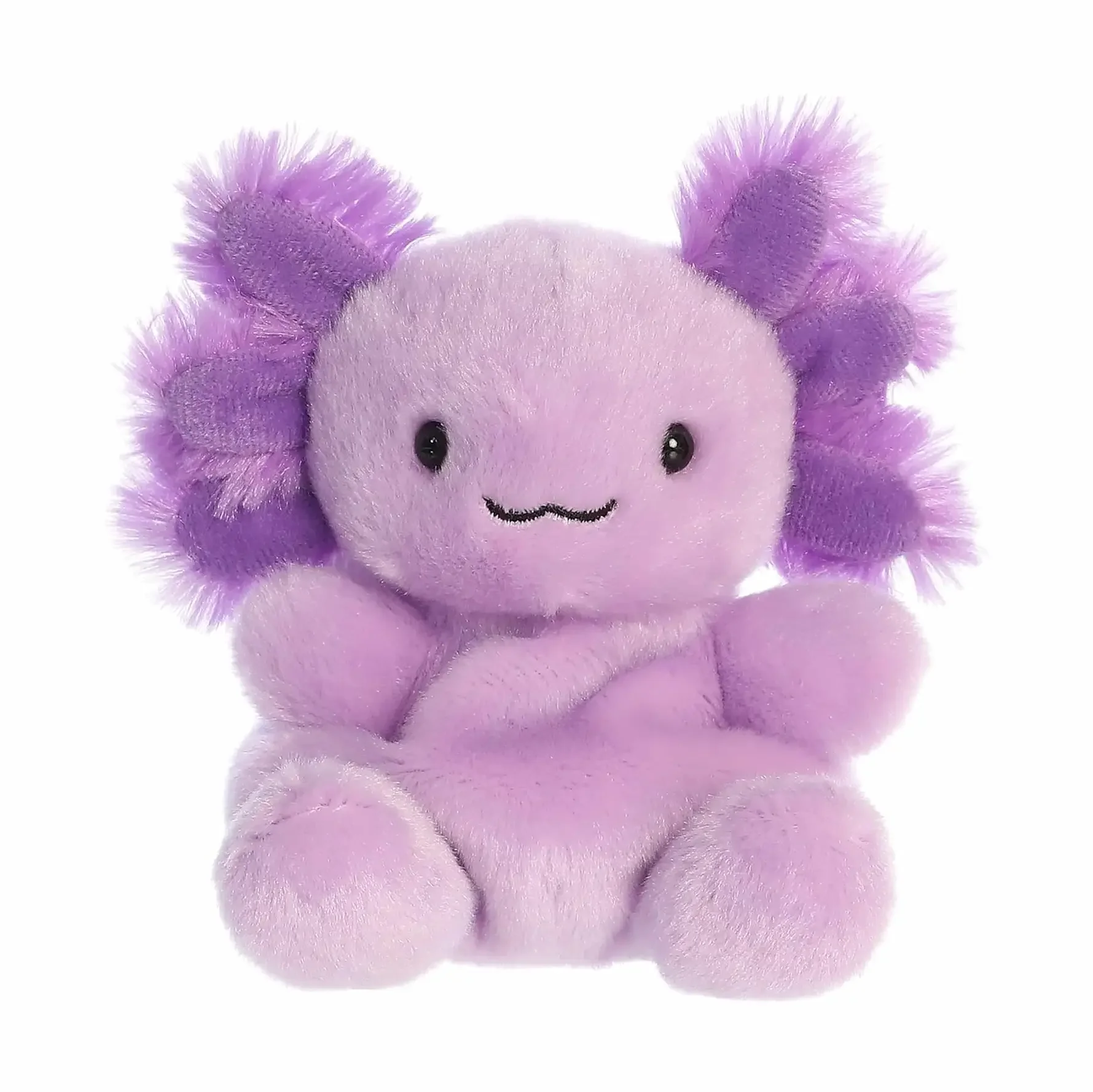Xavier Purple Axolotl Palm Pals Stuffed Animal (5")