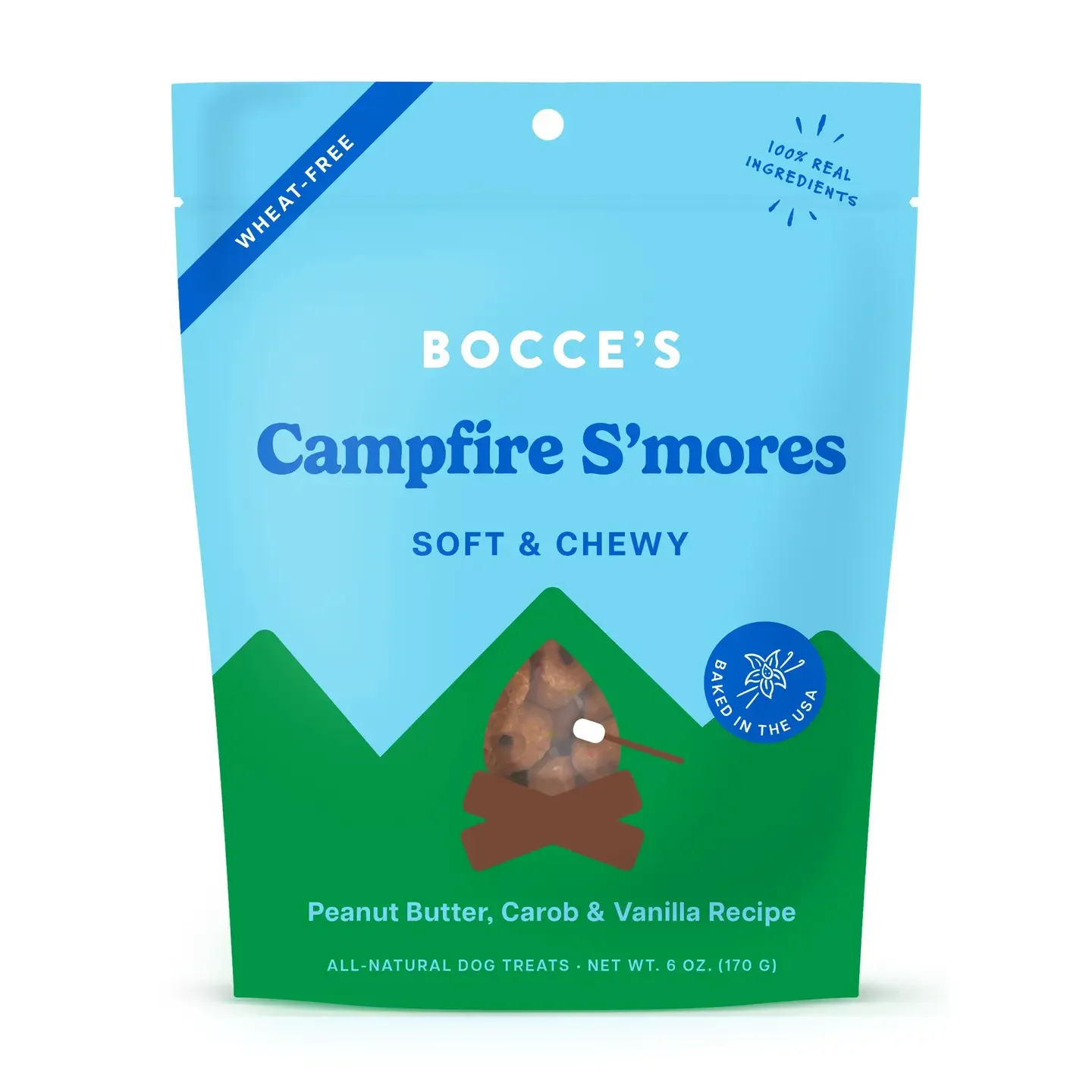 Bocce's Bakery Campfire S'mores Soft & Chewy Dog Treats (6 oz.)