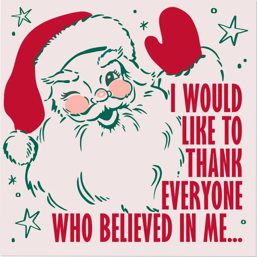 Believed In Me Holiday Cocktail Napkins |