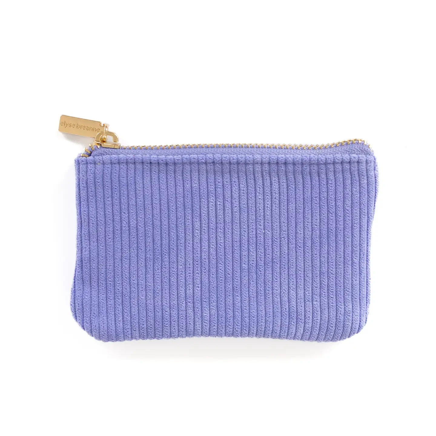 Corduroy Coin Pouch: Periwinkle