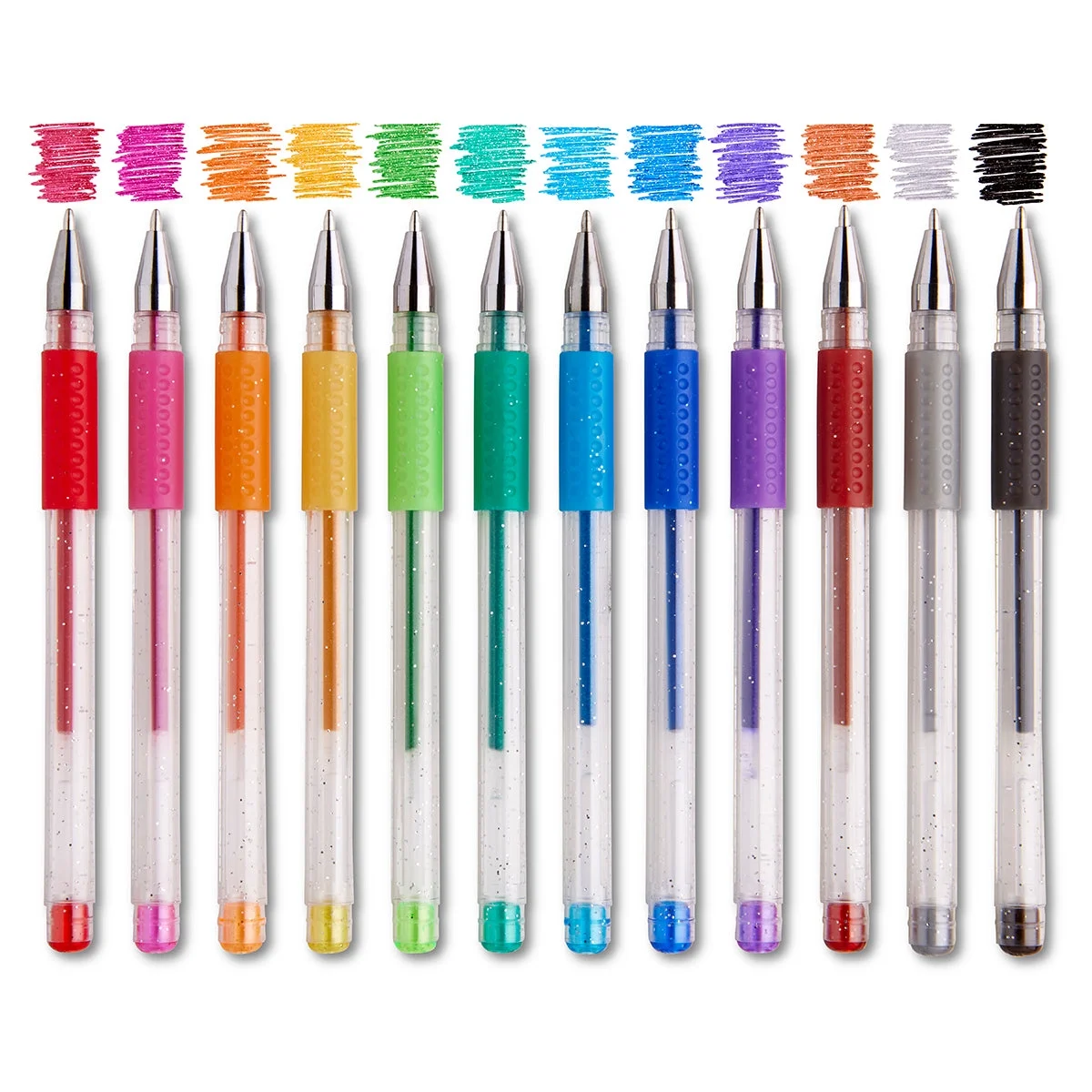 Glitter Colors Gel Pens (12-Pack)