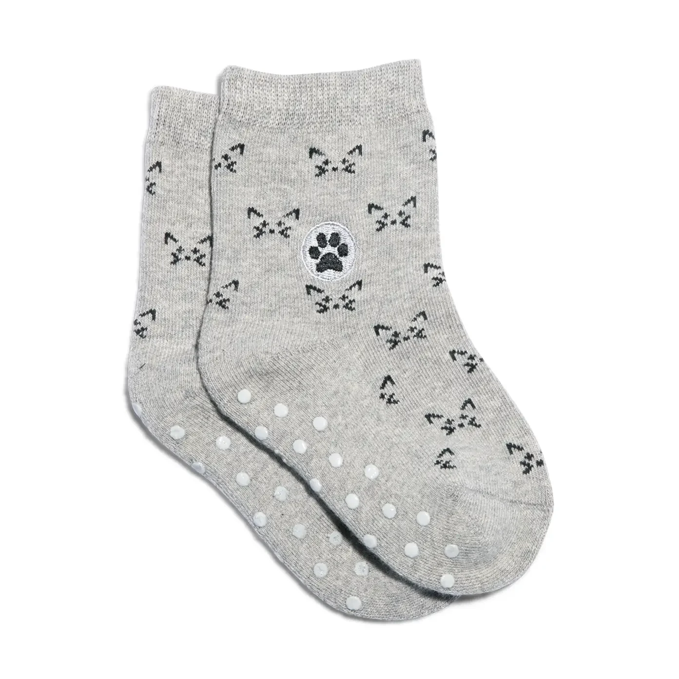 Kids Socks that Save Cats (Gray): Toddler