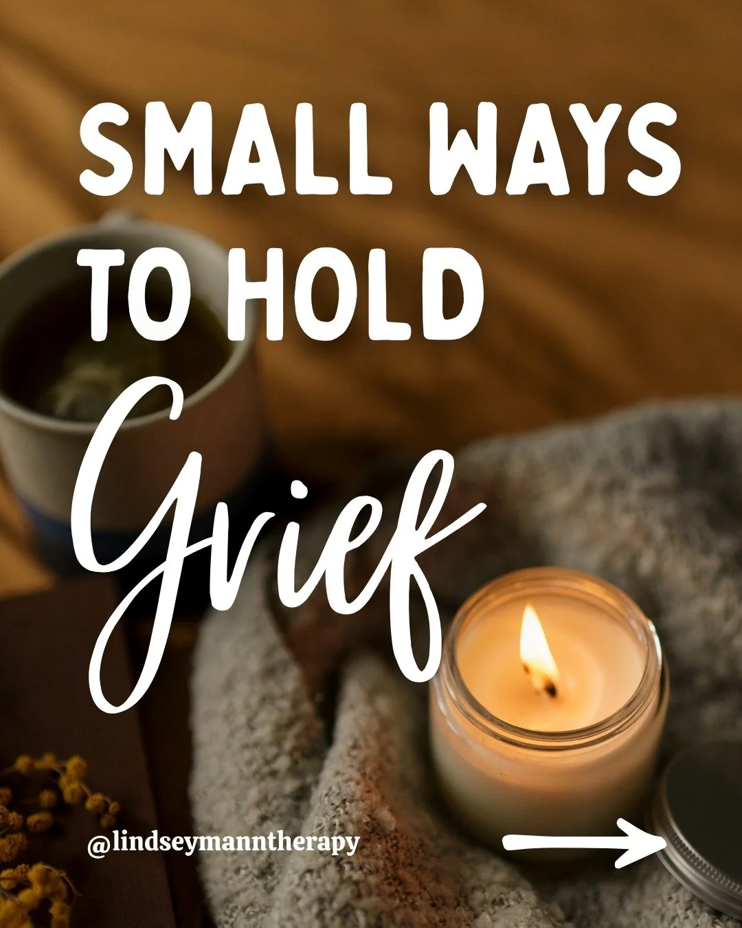 When the heaviness of grief lingers, these small rituals can help hold and honor your grief:

🎧 Listen to a playlist of songs that encourage and comfort you on hard days. Let the tears come.
🕯 Light a candle in remembrance of the loss you carry.
📝