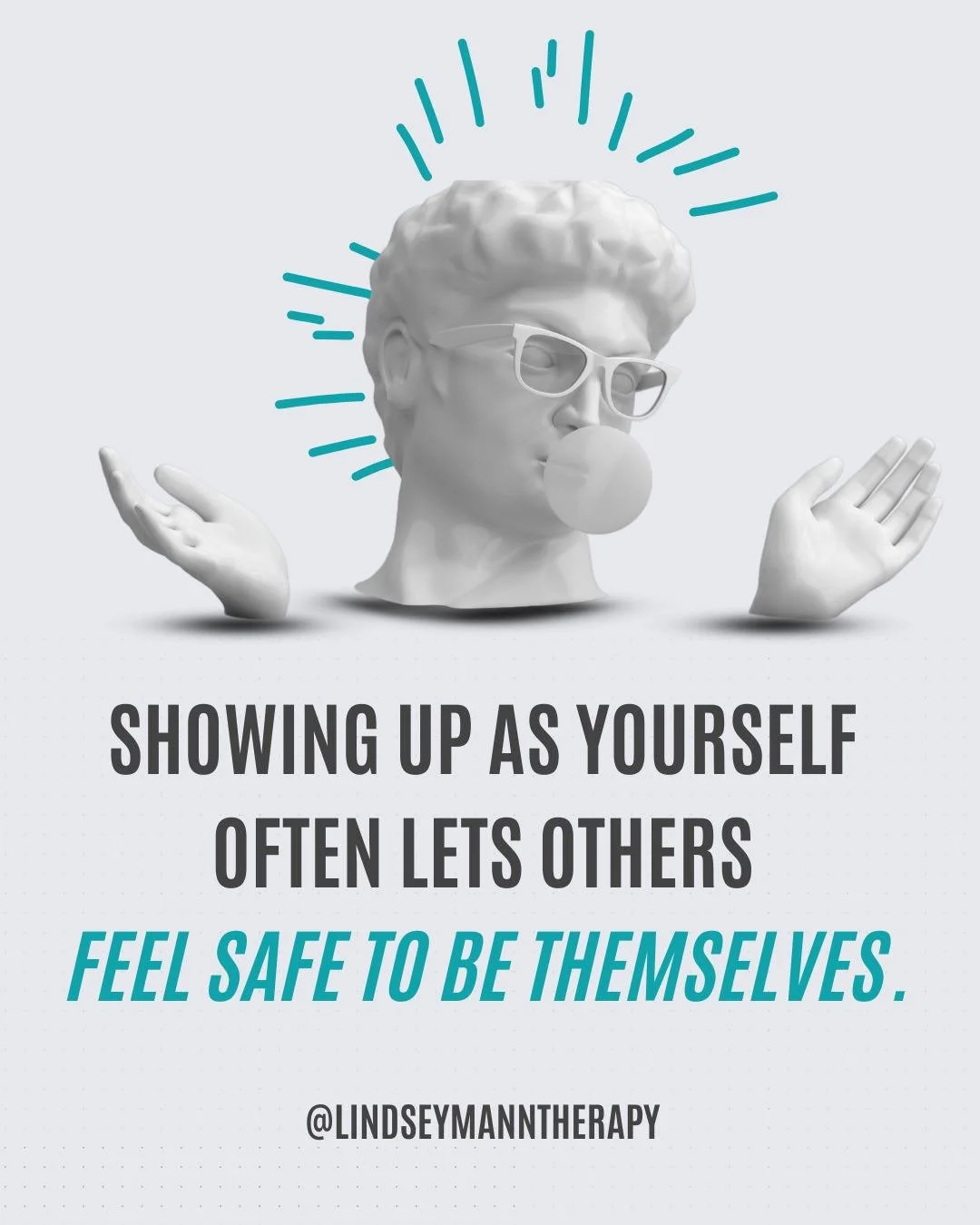 ✨What if showing up as yourself lets other people feel safe to do the same?✨
Giving freedom from the burden to be perfect and polished in order to be loved and accepted.

#youarenotalone #lindseymanntherapy #MOMentalHealth