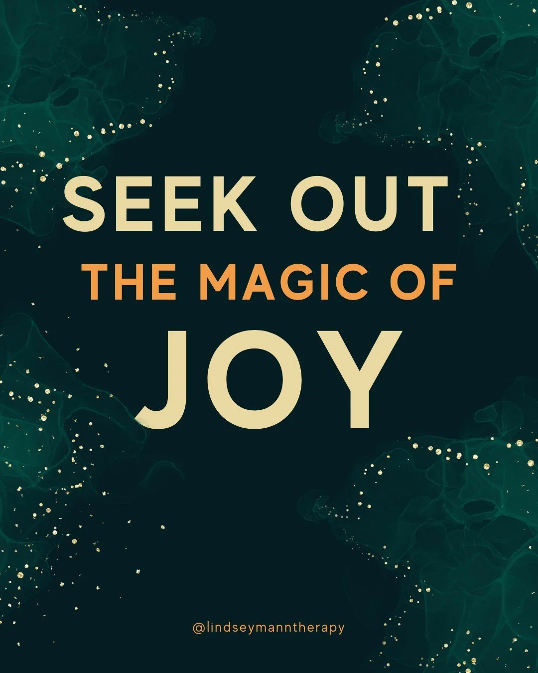 ✨Seek out the magic of joy.✨

Finding joy each day is a choice and a practice we grow at. When we look for the good and the beautiful, we train our minds to seek out the magic of joy in our everyday lives.

Stay magical! Happy Halloween! 🎃