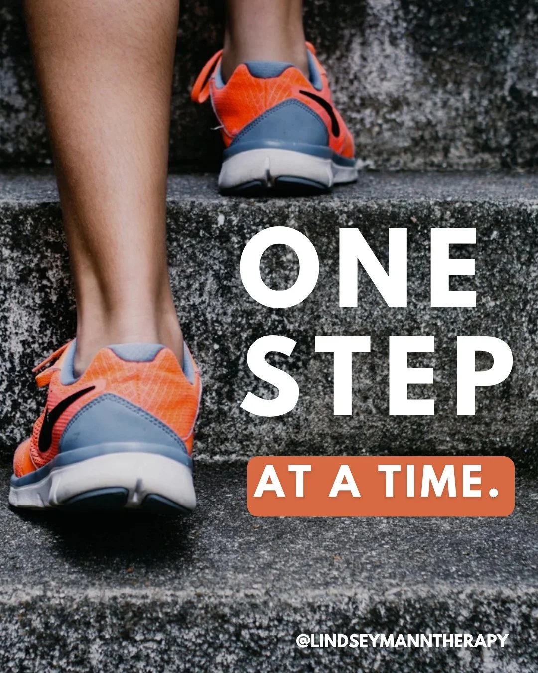 ✨One step at a time.✨
The unknown can feel overwhelming, even paralyzing. Sometimes, focusing on the next step is what we need to get unstuck and keep going.

#youarenotalone #lindseymanntherapy #anxiety #mindfulness #missouritherapist