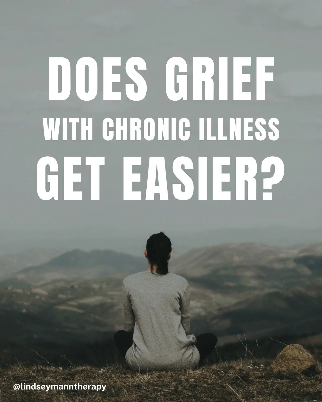 Does grief with chronic illness get easier?
In my experience, yes &amp; no.
✨Part of you learns how to carry grief and find the glimmers of gratitude and peace that co-exist.
✨Part of you learns how to set grief down, give yourself space to feel it, 