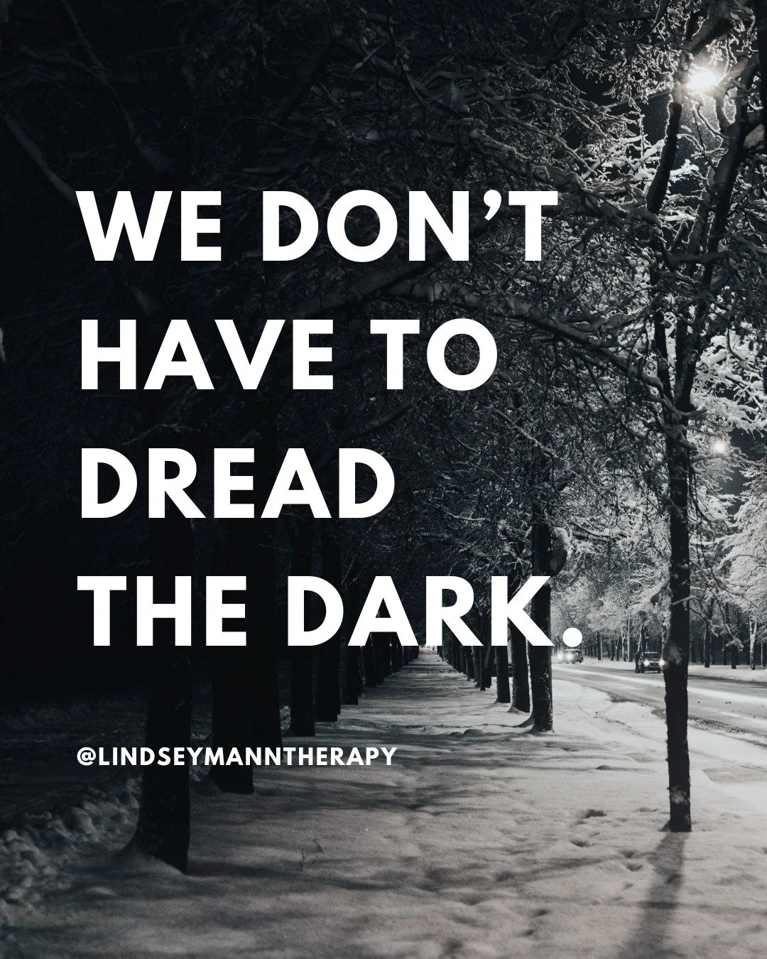 ❄️Winter doesn&rsquo;t mean we have to dread the dark.❄️
It invites us to slow down, reflect, and move through our days with more presence &amp; intention.

✨Try this: What&rsquo;s one way you can cultivate connection, creativity, or calm this winter