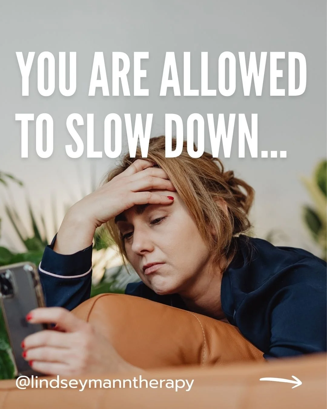 ✨You are allowed to slow down this holiday season, even if that makes other people unhappy.✨

Slowing down invites us to be more present without sacrificing our well-being in the process.

Slowing down can look like:
✨Responding to texts and voicemai