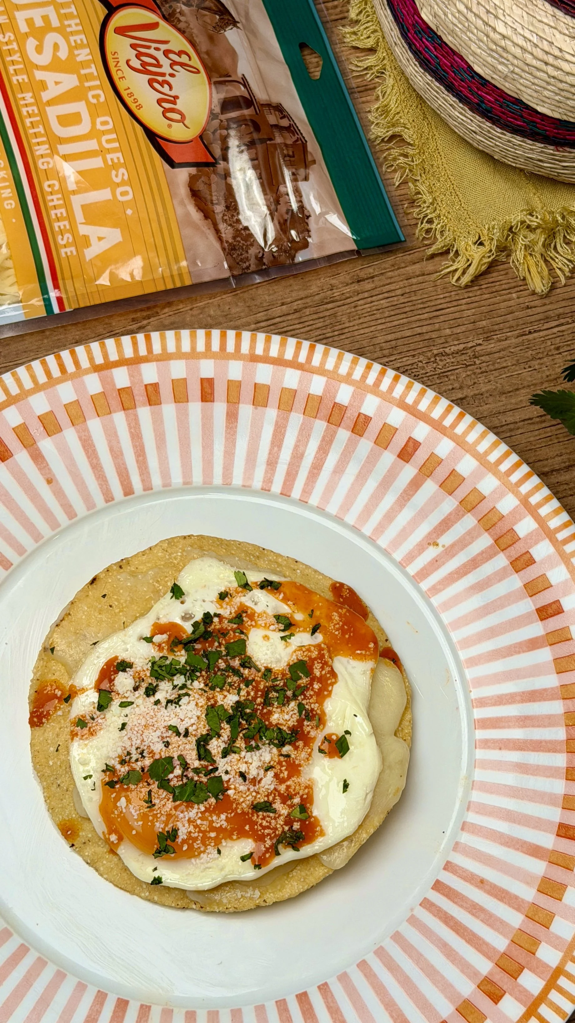 Fried Cheesy Tortillas