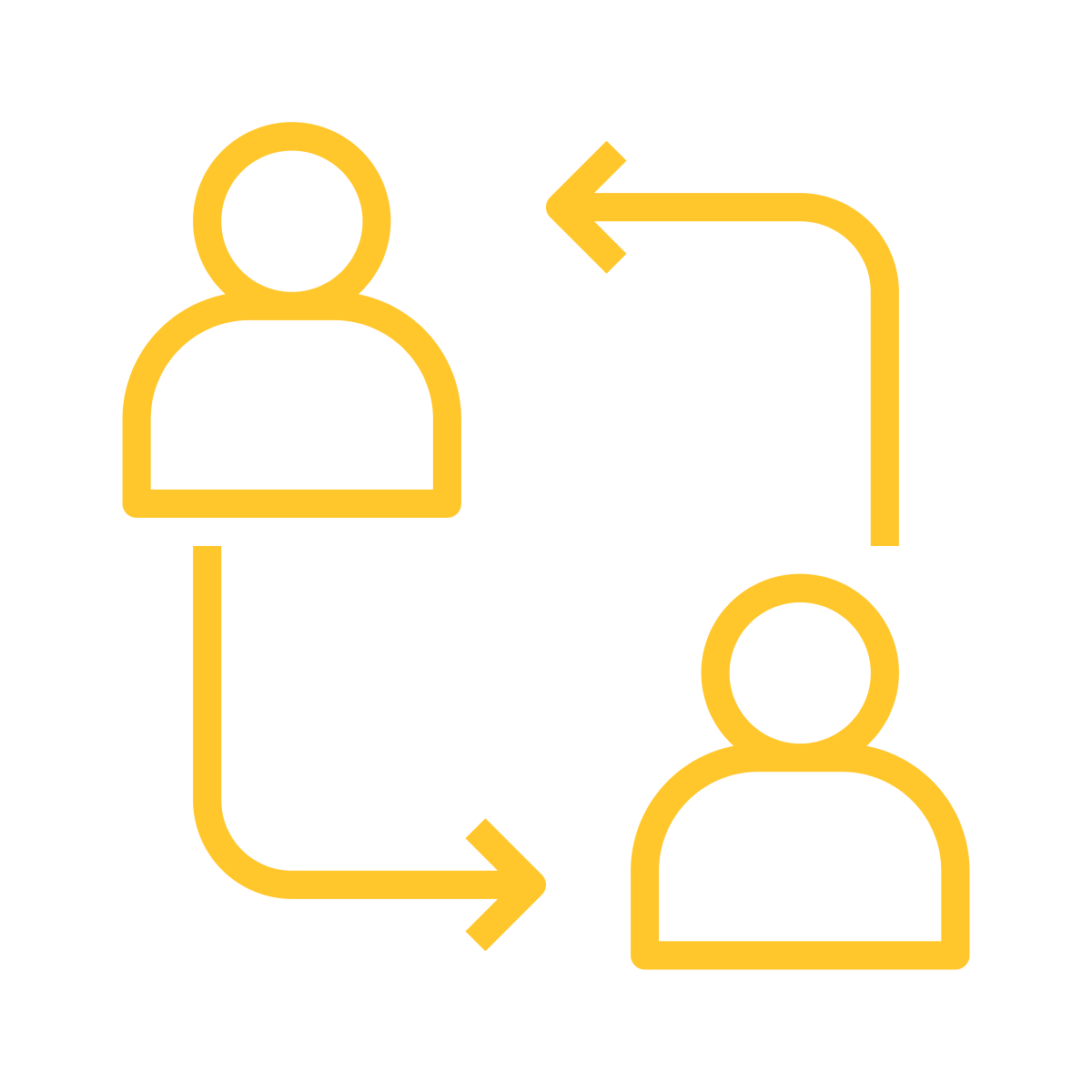 Two people discussing at Moorish Idol Marketing