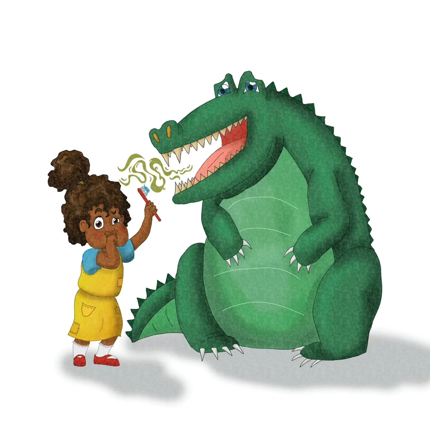 I've never done a #dtiys challenge before, but this one was too fun to pass up! 🐊

Thank you @niatudor and @iloveillustrators for sharing it. 🎨

#illustrationchallenge #dtiysniatudor #childrensbookillustrator #illustratorsoninstagram