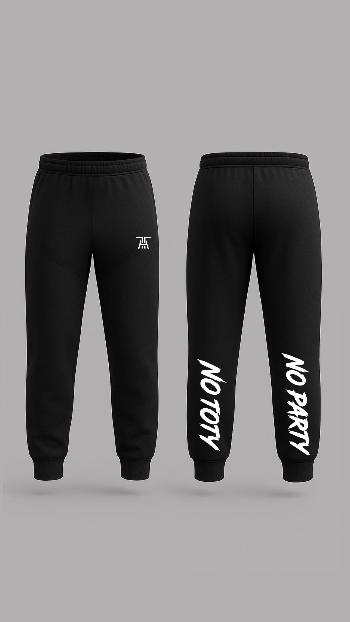 Jogging Running - " No Toty No Party"