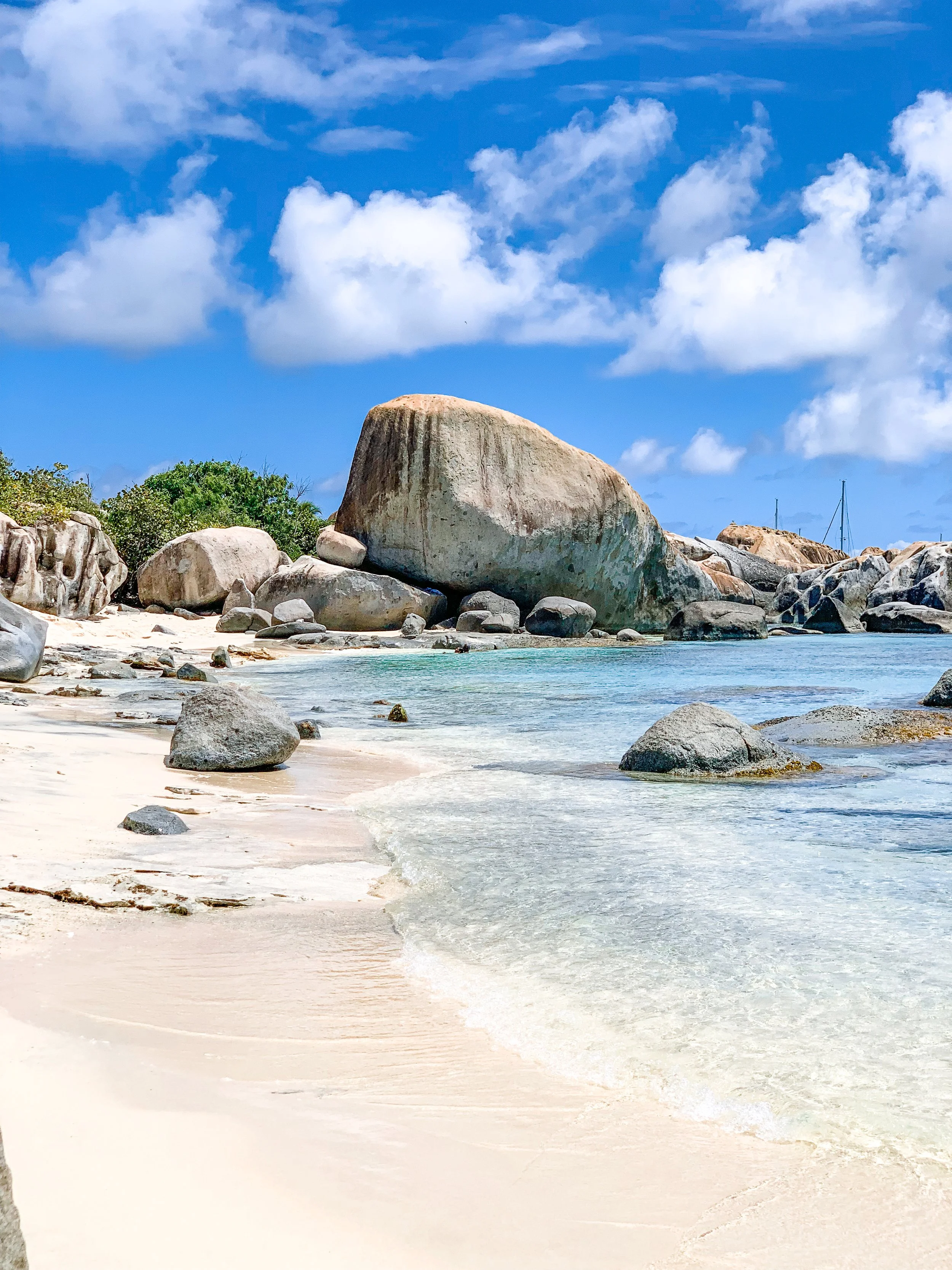 Secluded beach steps from Eden Waters Villa in Virgin Gorda