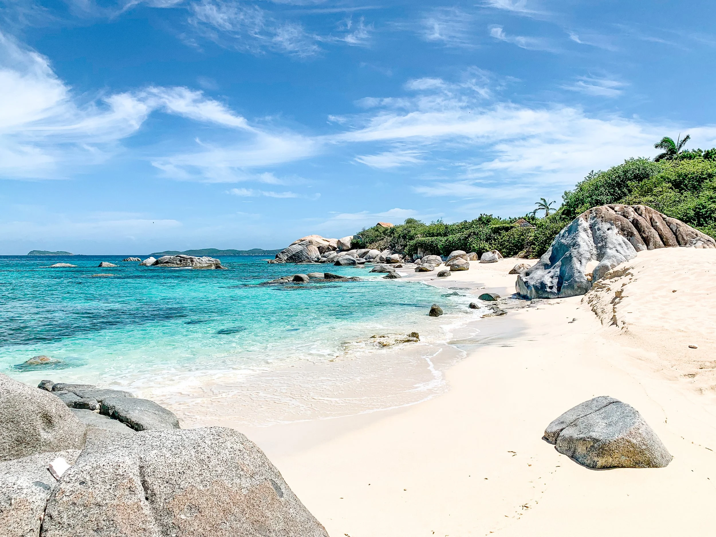 Private beach near Eden Waters Villa in Virgin Gorda