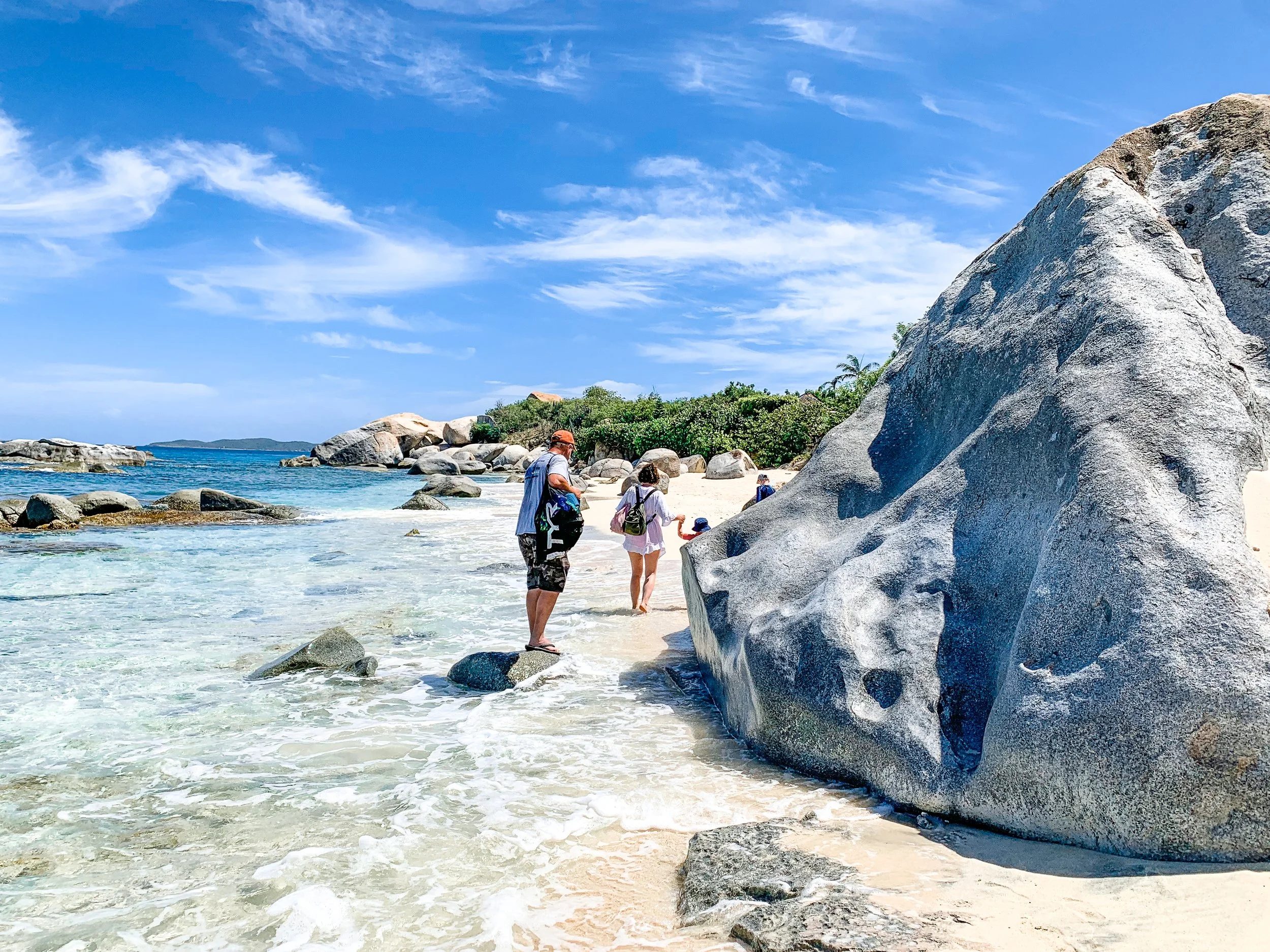 Secluded beach steps from Eden Waters Villa in Virgin Gorda