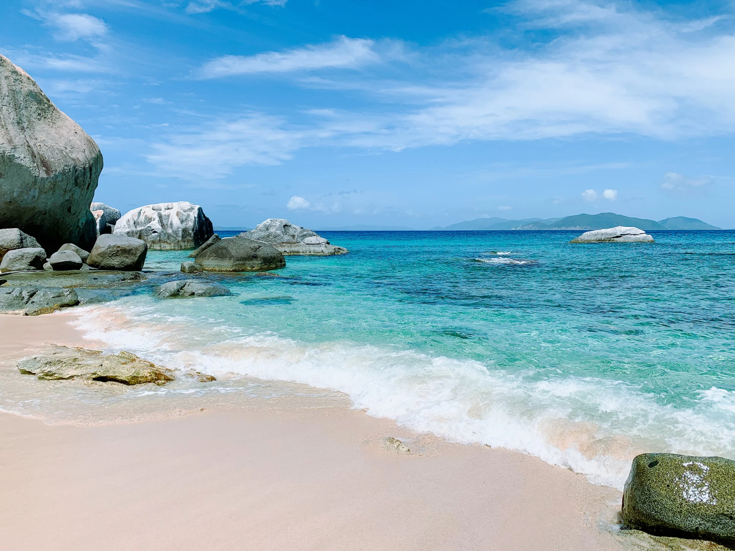 Secluded beach near Eden Waters Villa in Virgin Gorda