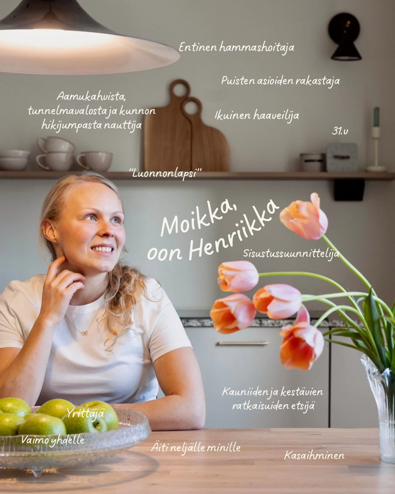 Vuoden ekaksi postaukseksi esittely👋🏼 

Pelkk&auml; pintaraapaisu, mut kiva ett&auml; olet t&auml;&auml;ll&auml; seuraamassa😍

Mietin my&ouml;s, ett&auml; uskallanko jakaa mun uudenvuoden lupaukset tai tavoitteet? Tai enemm&auml;n ne on tavallaan 