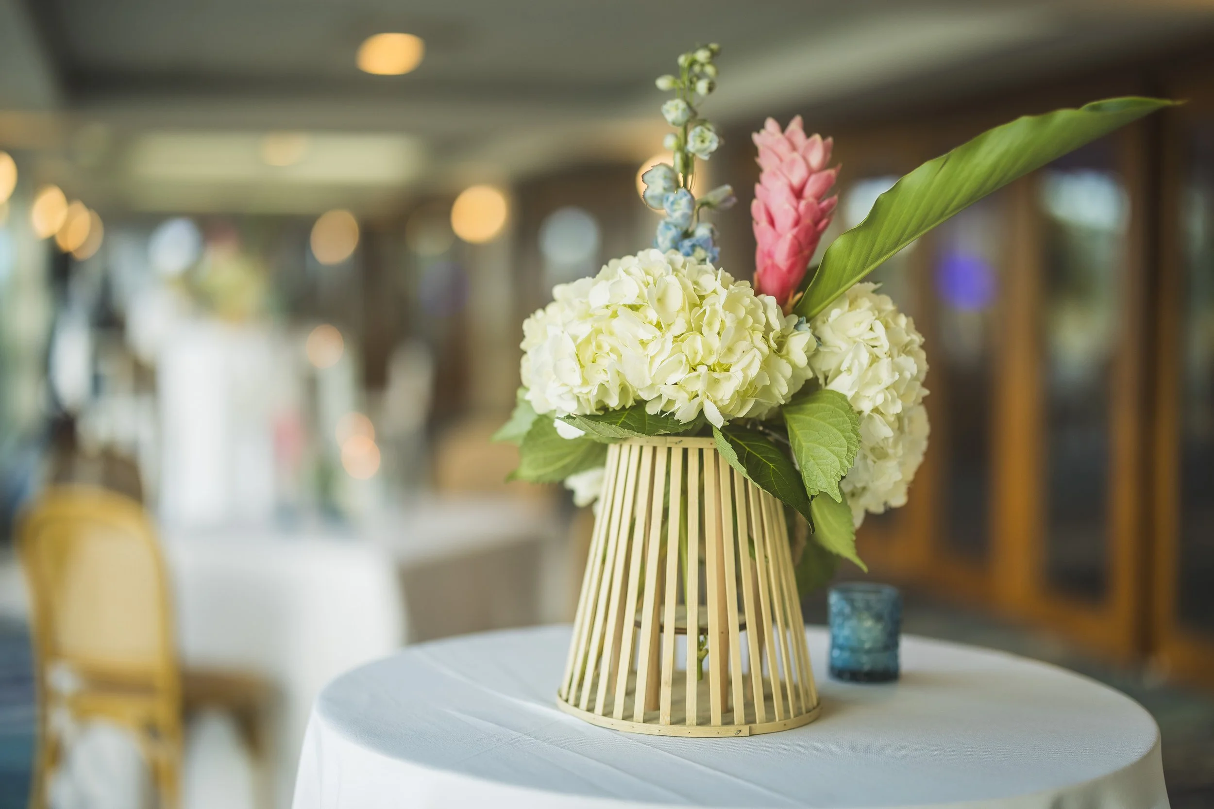 Wedding decoration by an event designer at Vivo Beach Club