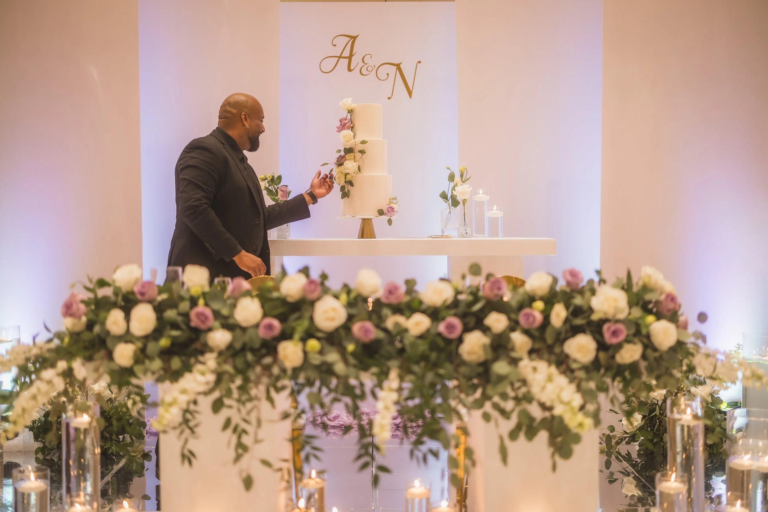 Luxury wedding at the Marriott Stellaris Hotel & Casino put together by an event designer in Puerto Rico