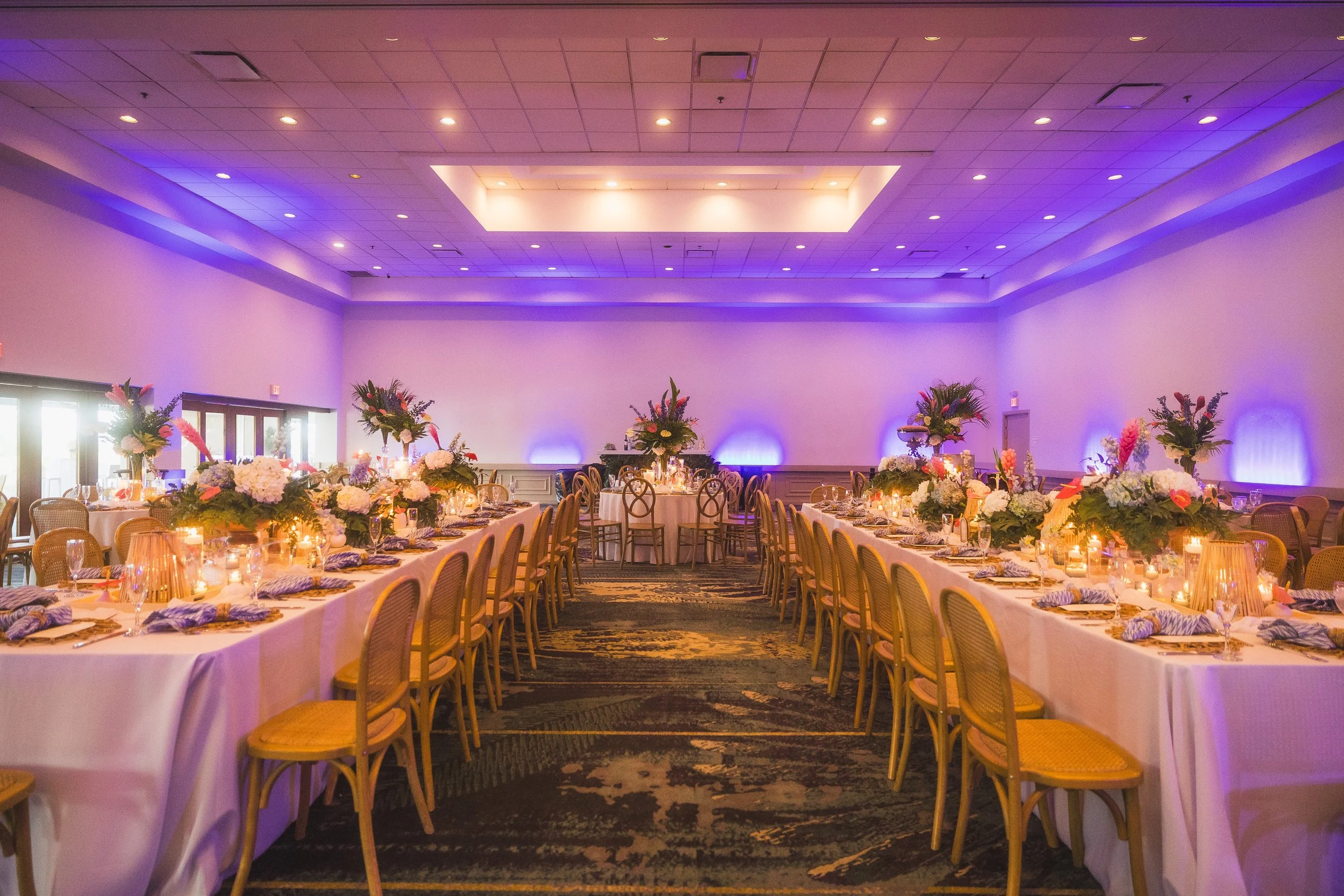 Luxury wedding at Vivo Beach Club put together by an event designer in Puerto Rico