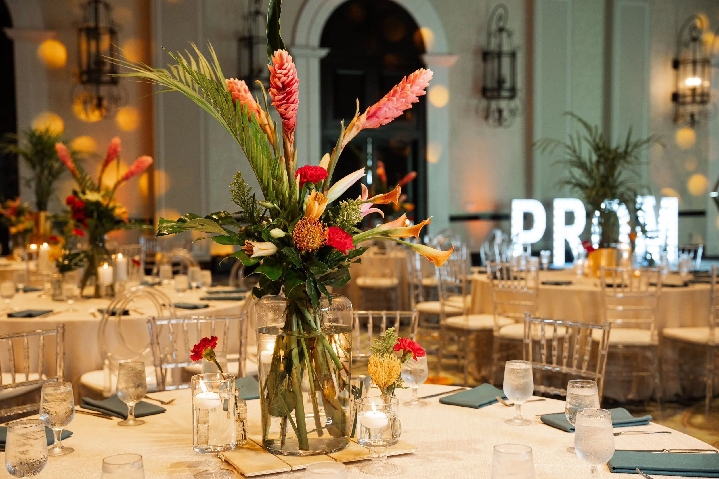 Senior Prom at the Wyndham Grand Río Mar Resort put together by an event designer in Puerto Rico